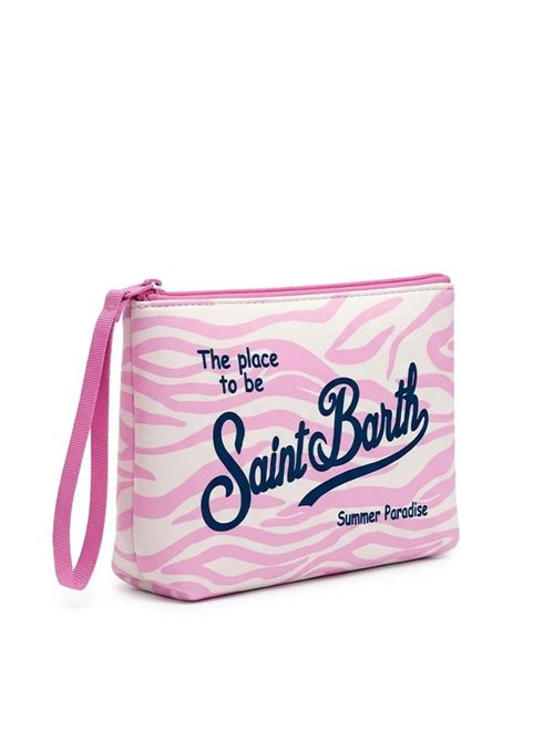Pochette Aline in scuba con stampa zebrata MC2 SAINT BARTH | ALIN001/01816L